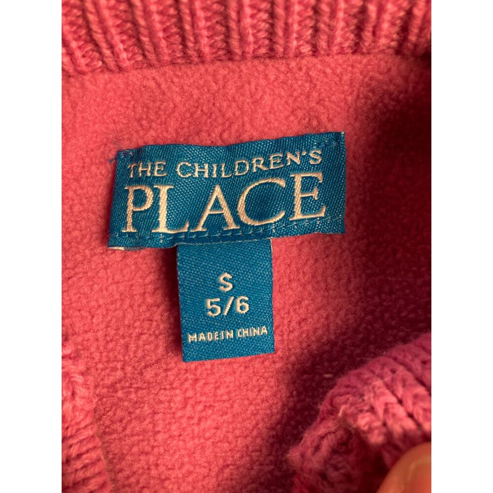 The Childrens Place Multicolor Hooded Girls Duffle Cardigan Coat Outerwear S 5/6 - Picture 8 of 16